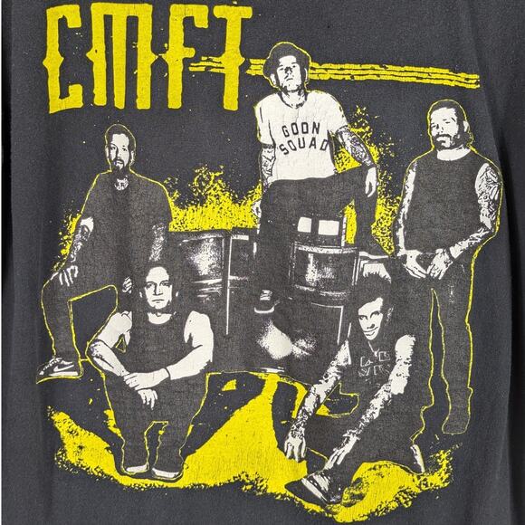 Corey Taylor CMFT Band Tour Shirt M Black Graphic 2021 Concert Tee Rock Metal - Picture 2 of 5